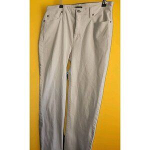 Eileen Fisher Women’s Small 4/6 Jean White Ankle Organic Cotton A97 NWOT